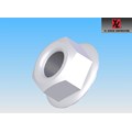 DIN 6923, CLASS 10 METRIC SERR FLANGE NUTS, H, T, PLAIN_3